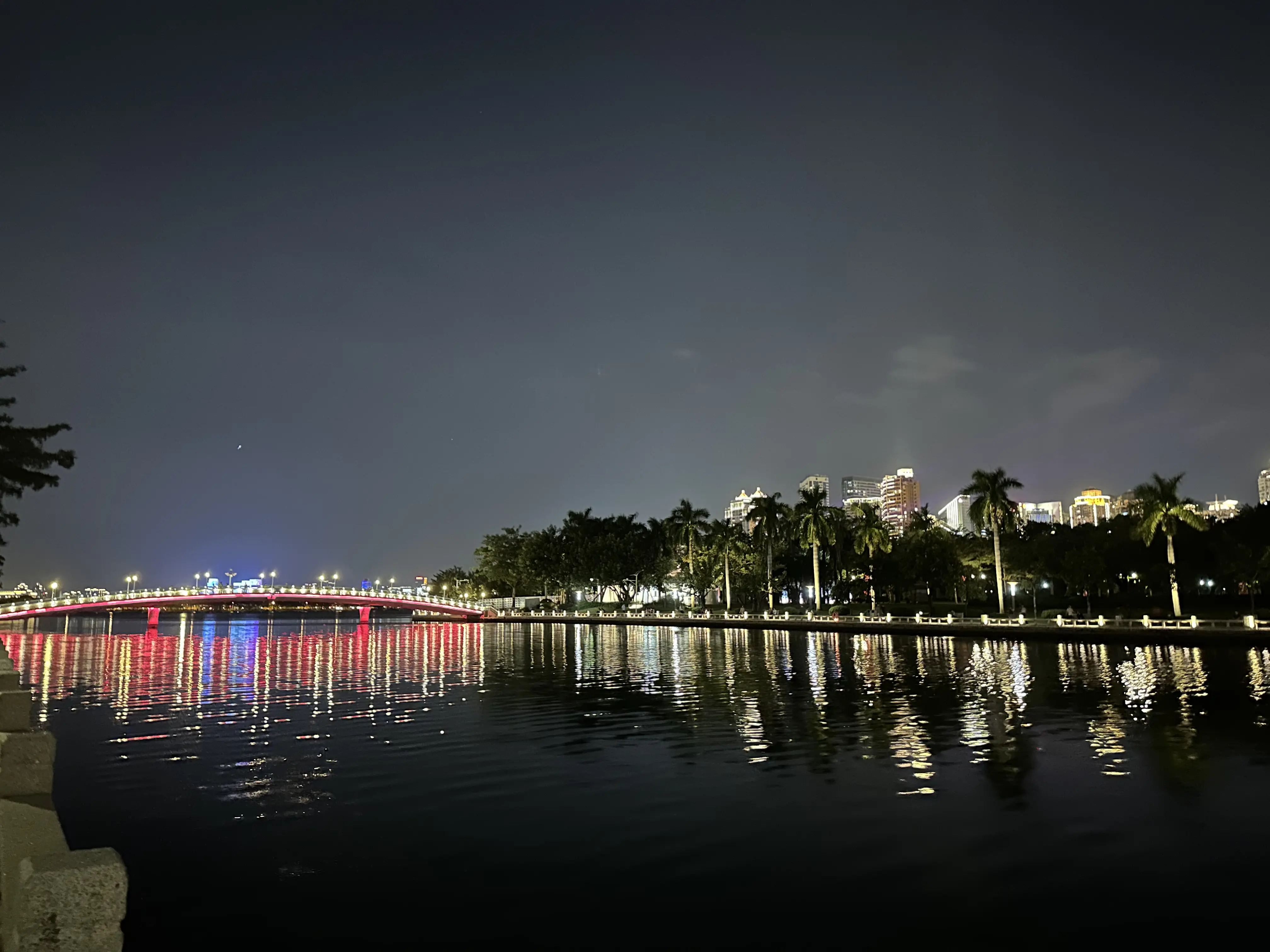 夜晚 桥